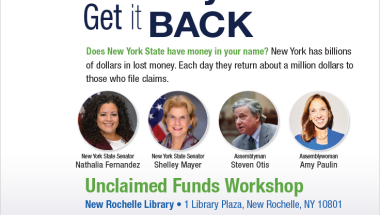 Unclaimed Funds at New Rochelle Library