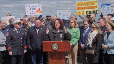 State, Local officials and community members stand strong  AGAINST Battery Storage Plans and Empire Wind 1