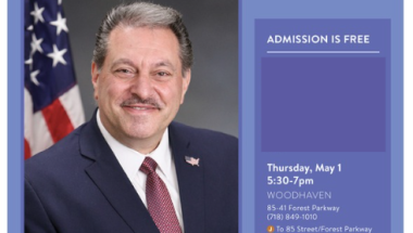 Meet with Senator Addabbo.
