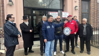 Senator Chan Is Joined With Community Leaders against Homeless shelter in Borough Park