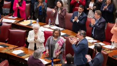 Majority Leader Stewart-Cousins led the Senate passage of the State Budget