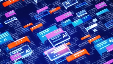 A colorful graphic that says "AI."