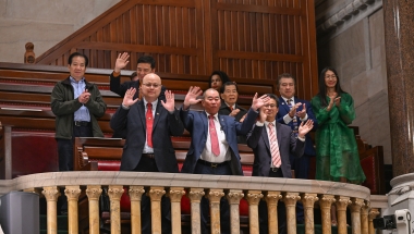 Senator Chan Recognizes the descendants of the Chinese America Transcontinental Railroad Workers