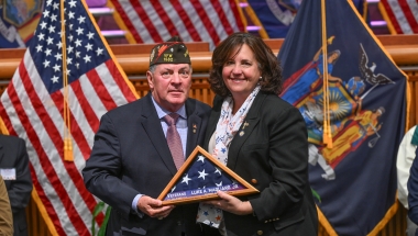 Senator Canzoneri-Fitzpatrick Honors Commander Luke Magliaro as 2025 Veterans Hall of Fame Inductee
