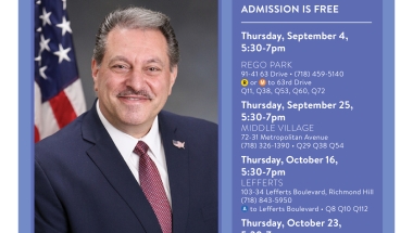 Join Senator Addabbo at Rego Park Library.