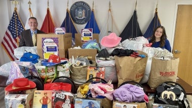 Senator Steve Rhoads and Local Interns Host Successful Halloween Costume Drive