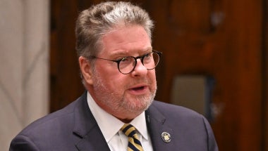 Sen. Harckham in Albany