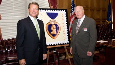 Senator Gallivan with former Senator Bill Larkin.