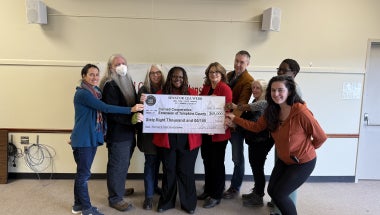CCE Tompkins County Big Check 