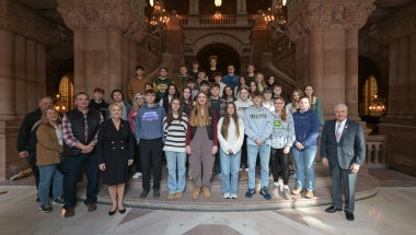 Welcome Galway High School Senior Class to NYS Capitol
