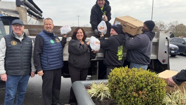 Senator Patricia Canzoneri-Fitzpatrick distributed 50 turkeys to charitable organizations throughout her district.
