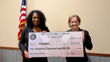 Senator Brouk at Lifespan