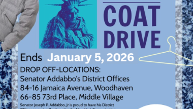 Donate a coat to someone in need. 