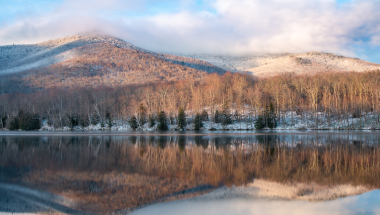 rural winter scenery