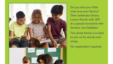 Join Senator Addabbo in celebrating Library Lovers Month.