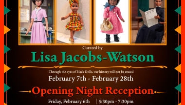 Black Doll Exhibit Flyer