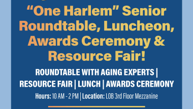 Flyer for Senior Luncheon