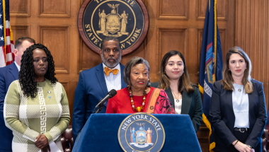 Members of the Senate Majority introduce rate payer relief package to members of the media