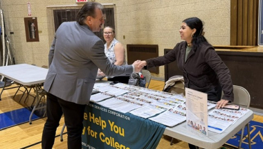Senator Addabbo meets with representatives from New York State Higher Education Services Corporation HESC/TAP.