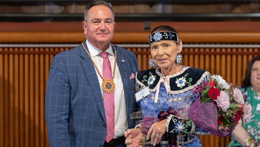 Senator Borrello and Honoree Tina Abrams