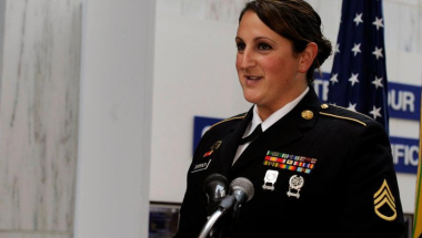 Lori Dispenza at podium