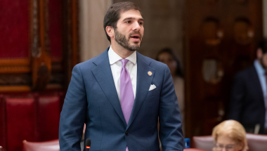 Senator Andrew Gounardes at the New York State Senate.