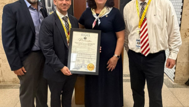Senator Canzoneri-Fitzpatrick honors Dr. John Trotta 