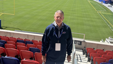 Senator Gallivan at new Highmark Stadium