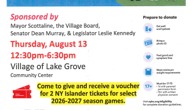 Blood Drive Flyer