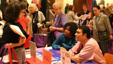 Attendees at the Older Adult Resource Fair