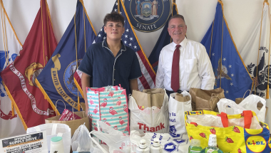 Senator Steve Rhoads’ Hygiene Supply Drive Collects More Than 1,300 Items for Hope For Youth
