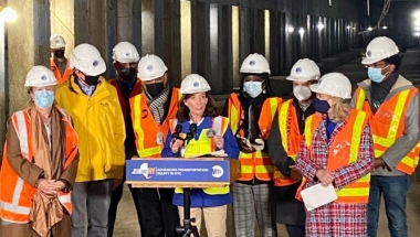 Serrano and elected in second avenue subway tunnels