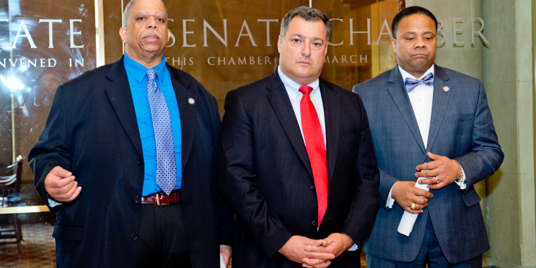 Senator Leroy Comrie Joins Senators Marc Panepinto And Jesse