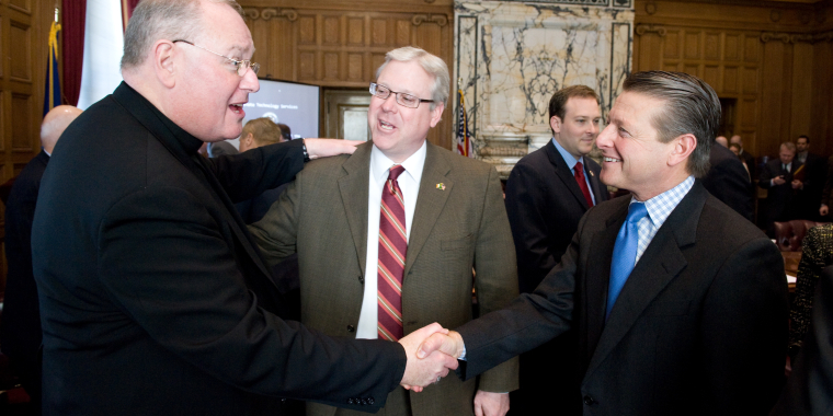 Senator Gallivan meets with Archbishop Timothy Dolan | NYSenate.gov