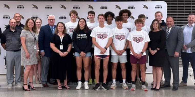 State Senator Tom O’Mara (R,C-Big Flats) and Assemblyman Phil Palmesano (R,C-Corning) today joined the Corning-Painted Post school community to pay tribute to a roster of the school’s 2022-2023 New York State Public High School Athletic Association (NYSPHSAA) champions in several sports.