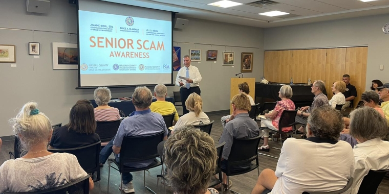 Senator Rhoads and Nassau County Legislator Michael Giangregorio Joined Forces with Local Experts for Scam Prevention Seminar in Merrick to Help Protect our Long Island Neighbors
