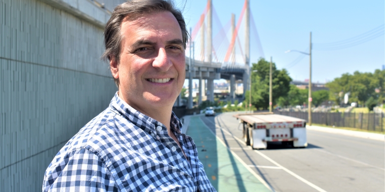 Senator Gianaris and the Kosciuszko Bridge