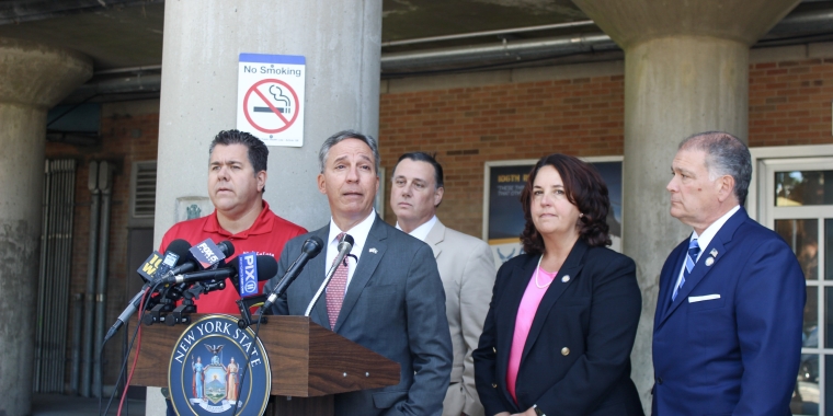 L-R: Congressman LaLota, Senator Martins, Senator Palumbo, Senator Canzoneri-Fitpatrick, and Senator Mattera