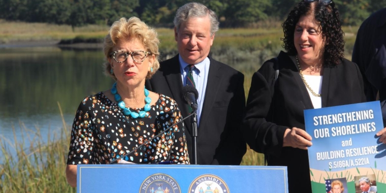 Senator Mayer and Assemblyman Otis announce "Living Shorelines" legislation signed into law by Gov. Hochul