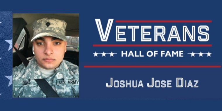 Joshua Jose Diaz, Senator Bailey 2023 Veteran Hall of Fame