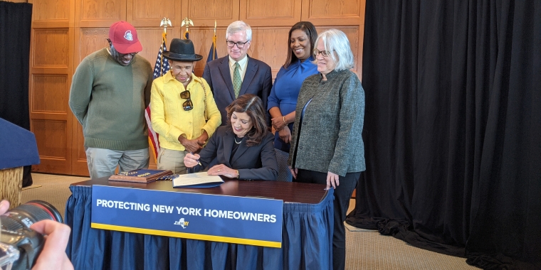 Governor Hochul Signs Deed Theft Legislation into Law