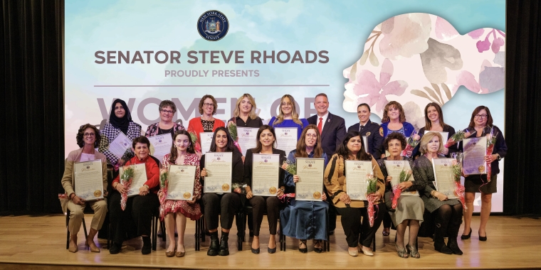 Senator Steve Rhoads Recognizes Women of Distinction in his Senate District