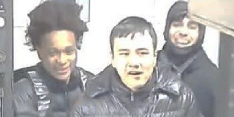 The NYPD released this photo of the possible suspects.