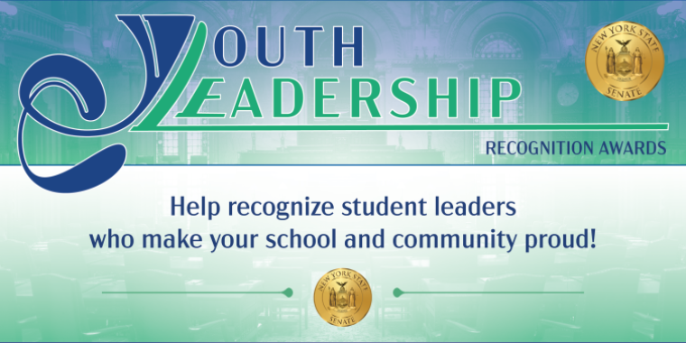New York Senate Youth Leadership Recognition Award 