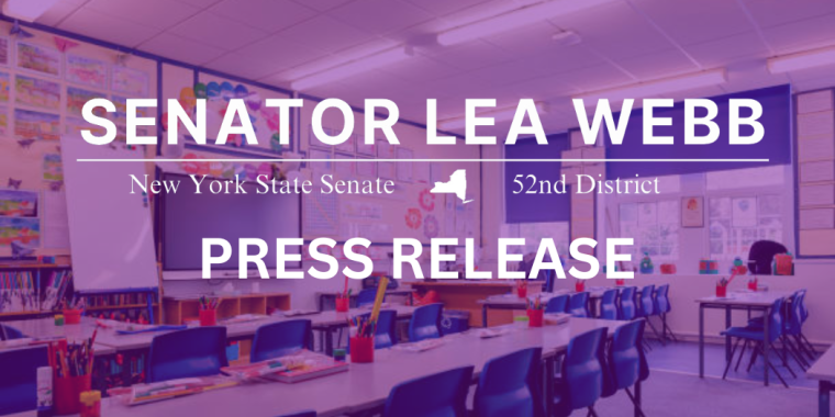Senator Webb & Assemblymember Lupardo Pass Legislation to Save Binghamton’s Theodore Roosevelt Elementary School