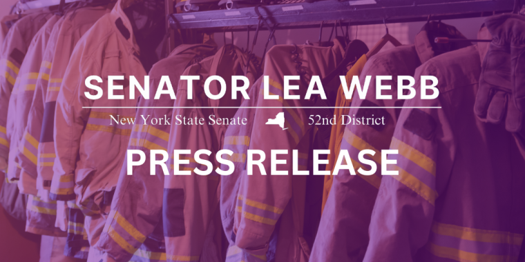 Senator Lea Webb Announces New Fund to Support Volunteer Fire Departments Now Open 