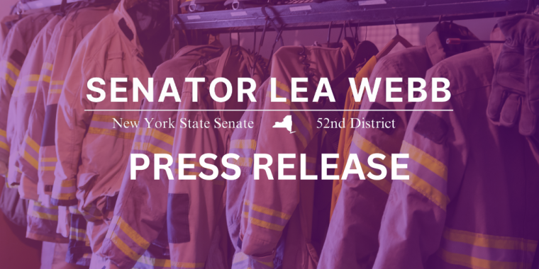 Senator Lea Webb Announces New Fund to Support Volunteer Fire Departments Now Open Senator Lea Webb Announces New Fund to Support Volunteer Fire Departments Now Open