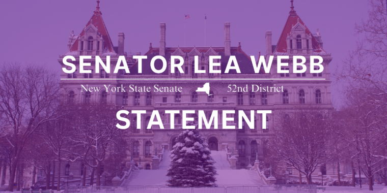 Senator Webb’s Statement On  Governor Hochul’s State Of The State