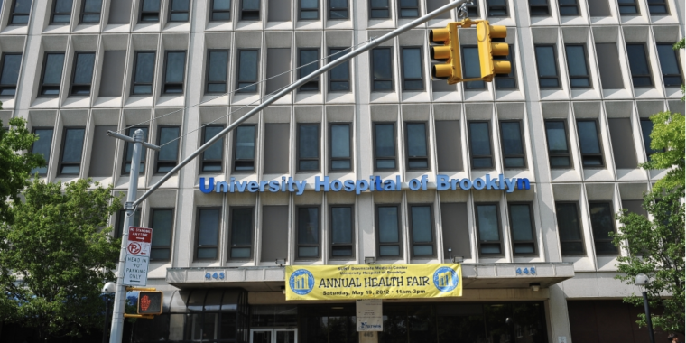 SUNY Downstate Medical Center on Clarkson Avenue in Flatbush, Brooklyn by Todd Maisel/New York Daily News