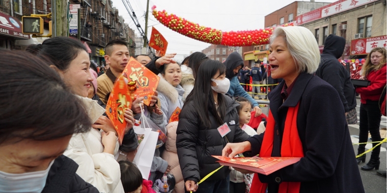 Sen Chu at LNY parade